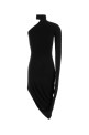 Черное платье с одним плечом из эластичного джерси ALEXANDER WANG (1CC1266895)