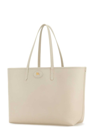 Двостороння сумка з шкіри кольору слонової кістки BURBERRY (8119597)