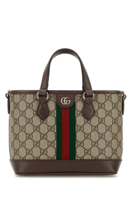 Маленькая сумка Ophidia из печатного канваса GUCCI (836848FAE0J)