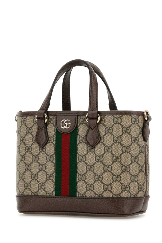 Маленькая сумка Ophidia из печатного канваса GUCCI (836848FAE0J)
