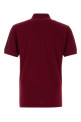 Burgundy piquet polo shirt Brown COMME DES GARCONS PLAY (AXT006051)