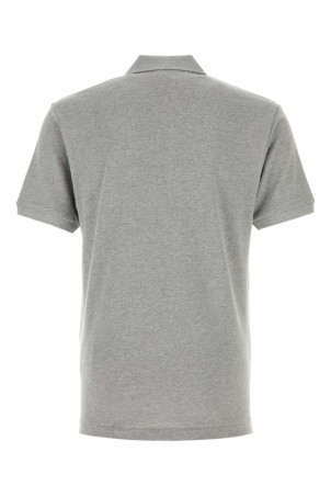 Grey piquet polo shirt Gray COMME DES GARCONS PLAY (AXT078051)