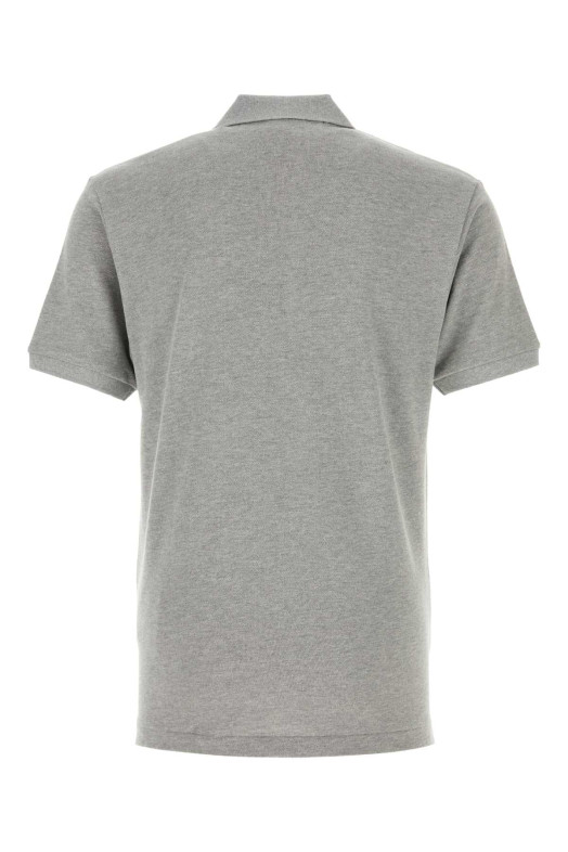 Серый пике поло Серый COMME DES GARCONS PLAY (AXT078051) COMME DES GARÇONS PLAY