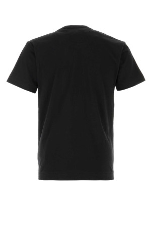 Чорна бавовняна футболка Black COMME DES GARCONS PLAY (AXT226051) COMME DES GARÇONS PLAY
