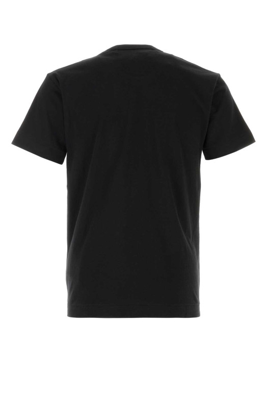 Black cotton t-shirt Black COMME DES GARCONS PLAY (AXT226051)