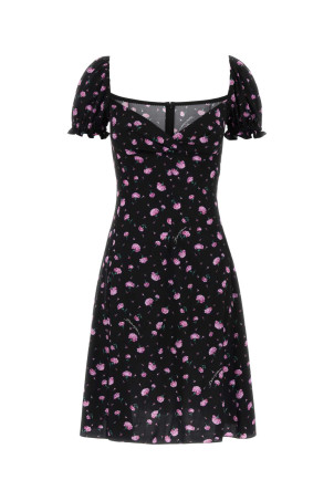 Мини-платье из эластичного шелка с принтом DOLCE & GABBANA (F60GOTFSA8M) DOLCE & GABBANA