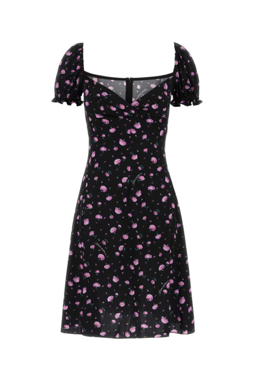 Мини-платье из эластичного шелка с принтом DOLCE & GABBANA (F60GOTFSA8M) DOLCE & GABBANA