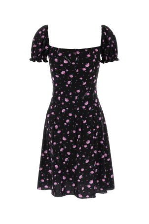 Мини-платье из эластичного шелка с принтом DOLCE & GABBANA (F60GOTFSA8M) DOLCE & GABBANA