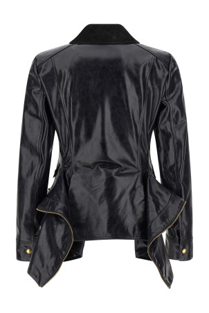 Шкіряна куртка Чорна 858198Q5AQW4391