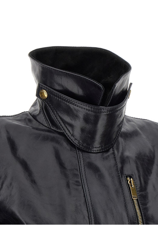 Шкіряна куртка Чорна 858198Q5AQW4391