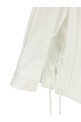 'Lace-Up' shirt White