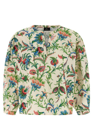 Floral cotton blouse Multicolor
