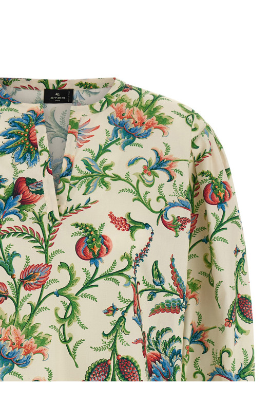 Floral cotton blouse Multicolor