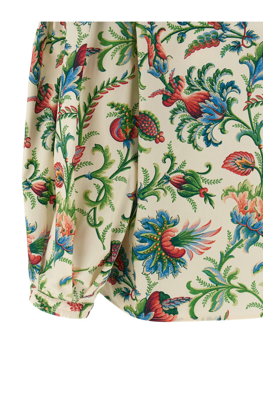 Floral cotton blouse Multicolor