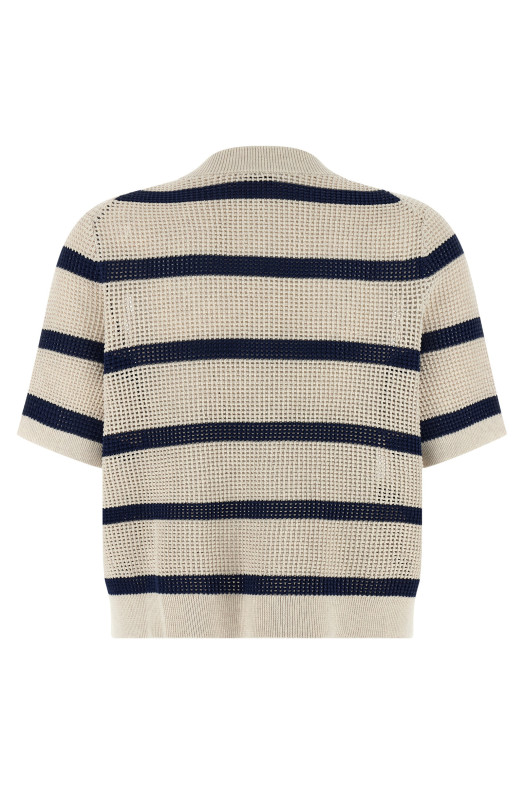 Mesh cardigan Beige
