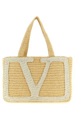 Велика сумка для покупок Valentino Garavani «VivaSuperstar» Бежева W2B0S10QETCEM