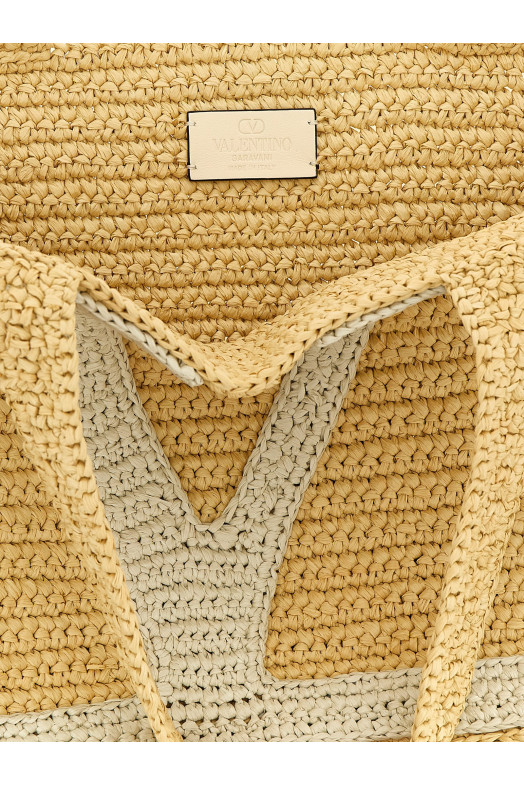 Велика сумка для покупок Valentino Garavani «VivaSuperstar» Бежева W2B0S10QETCEM