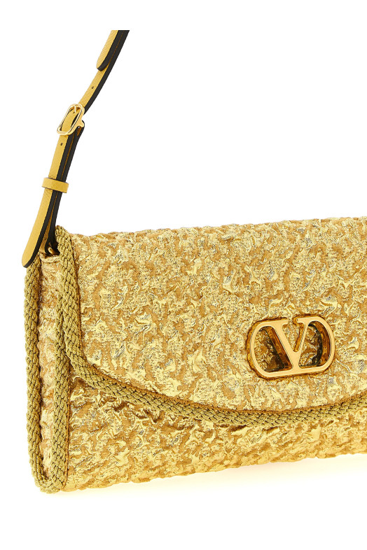 Valentino Garavani «DeVain» маленька сумка через плече, золота W2B0T31AUZL01