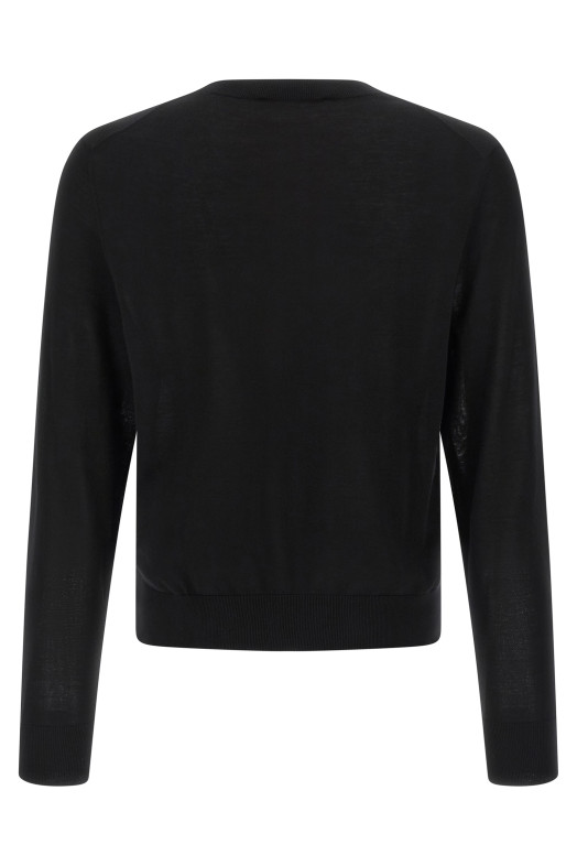 Wool sweater Black