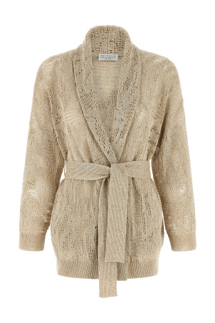 Crochet cardigan Beige