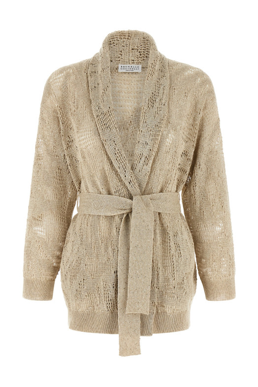 Crochet cardigan Beige