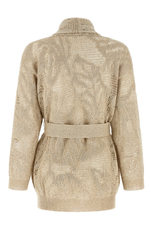 Crochet cardigan Beige