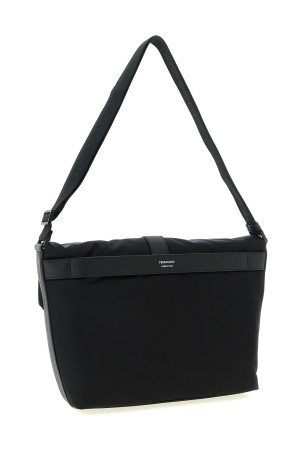 Сумка через плече «Twins» Чорна 789893NERO