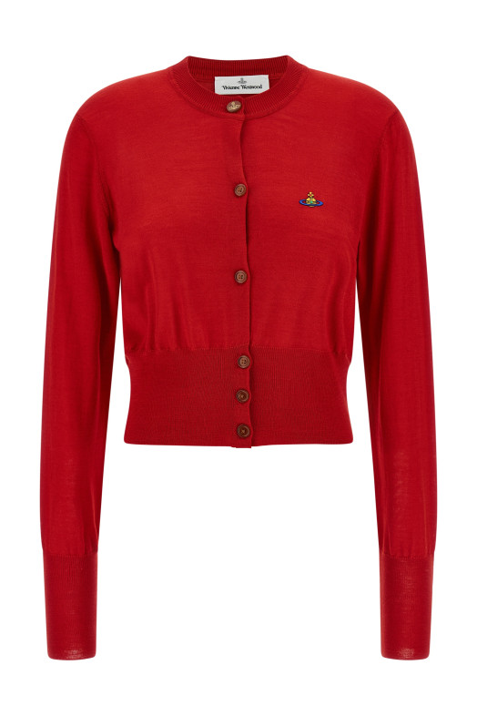 'Bea' cardigan Red