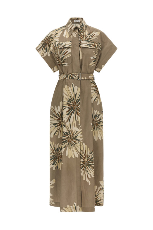 Chemisier dress Green