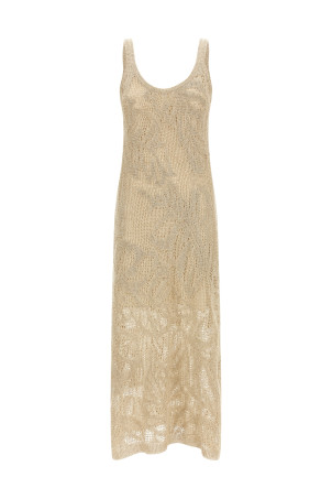 Платье с крючком Бежевый BRUNELLO CUCINELLI MDT771A92C8925