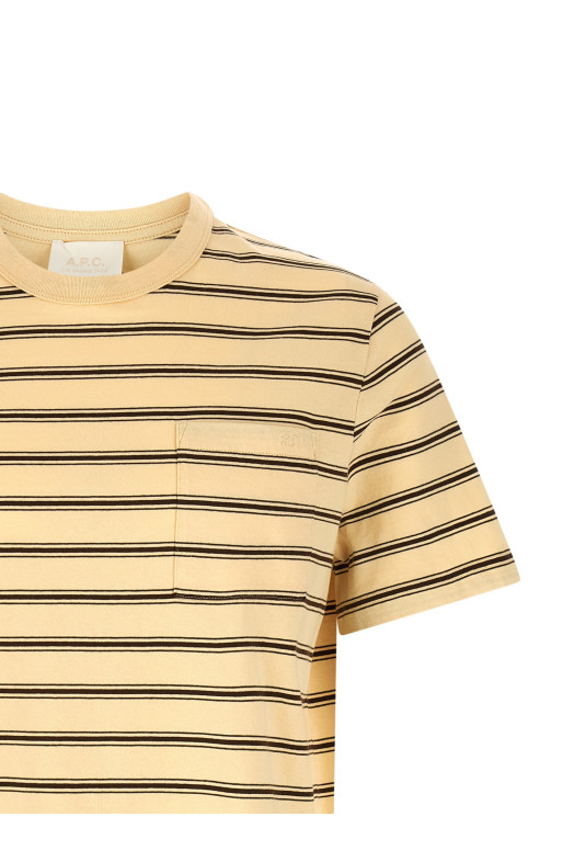 Striped t-shirt Beige