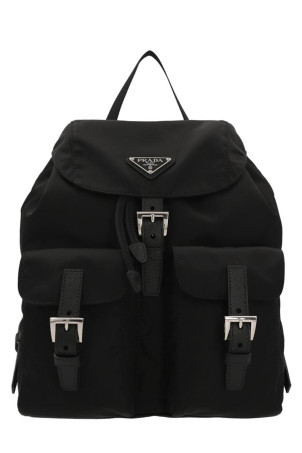 Небольшой рюкзак Re-nylon Черный PRADA 1BZ677VOOORV44F0002