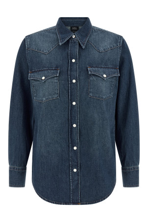 Рубашка «Western» Синяя COHMEF12644IAL