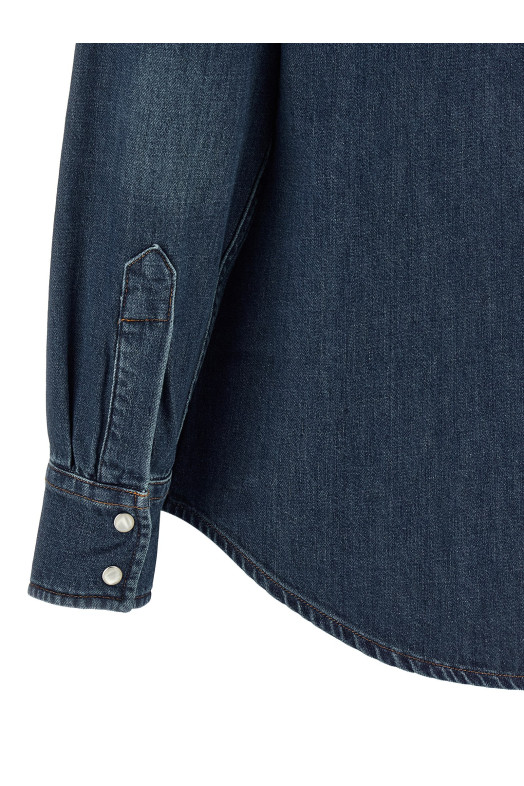 Рубашка «Western» Синяя COHMEF12644IAL