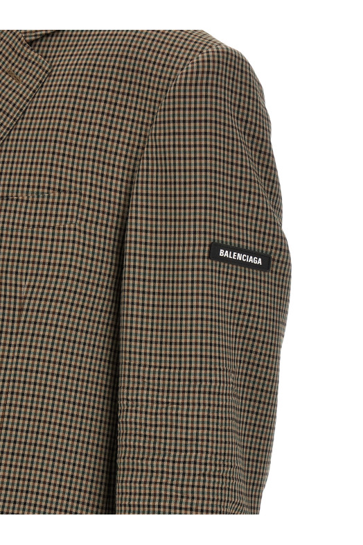 BALENCIAGA 'SB' піджак коричневий 850763TTO382866