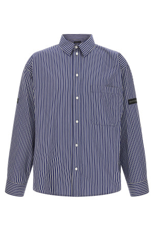 Рубашка в полоску Синяя BALENCIAGA 857814TTM348502