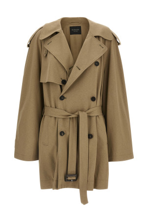 Бавовняний тренч Бежевий BALENCIAGA 862426TSVC19772