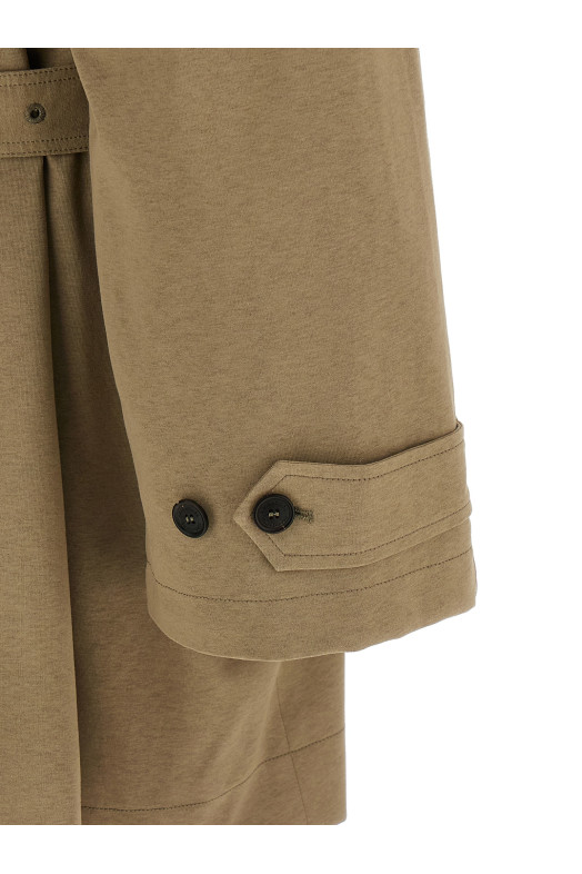 Хлопковый тренч Бежевый BALENCIAGA 862426TSVC19772