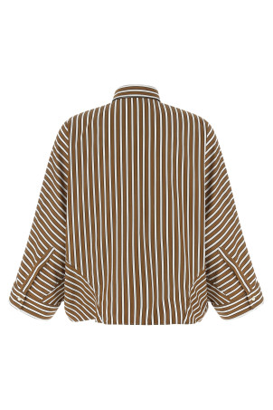 Смугаста сорочка Monile Коричнева BRUNELLO CUCINELLI MH749MX716C003