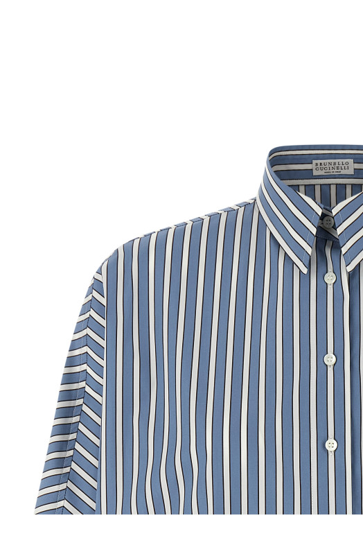 Monile striped shirt BLUE