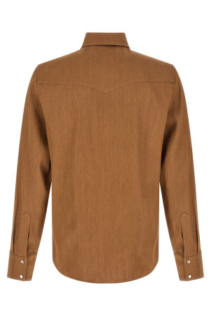 Рубашка «Western» коричневого цвета COHLYH12632CAC