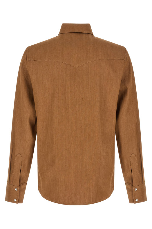 Рубашка «Western» коричневого цвета COHLYH12632CAC