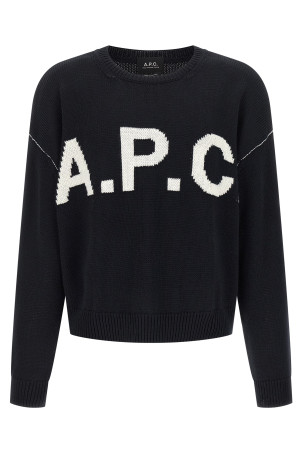 Свитер с логотипом Синий A.P.C. WOASLM23009IAK