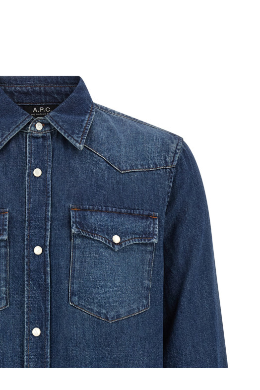 Рубашка «Western» Синяя COHMEH12632IAL