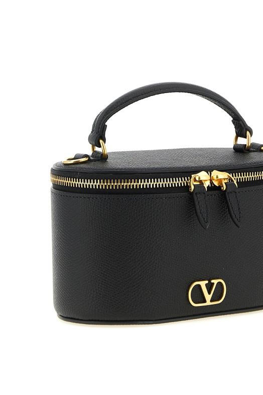 Valentino Garavani Vlogo Signature mini crossbody bag Black