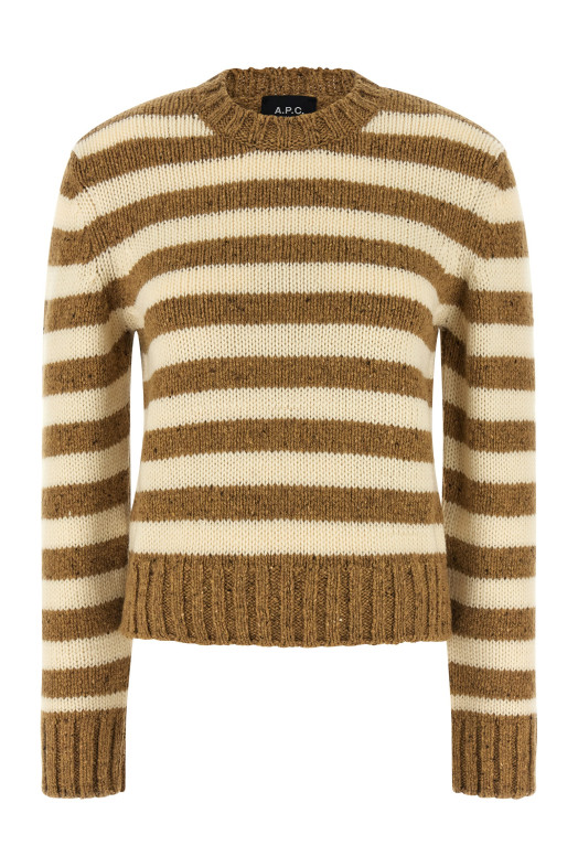 Striped sweater Brown