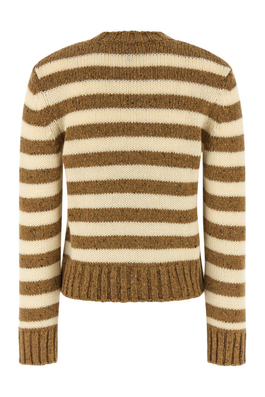 Striped sweater Brown