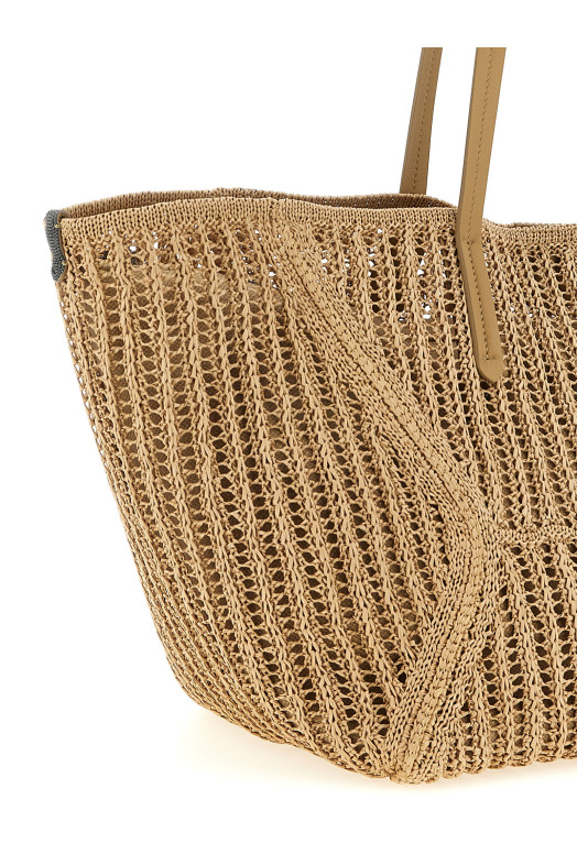 'BC Duo' large shoulder bag Beige