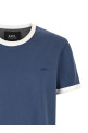 Logo embroidery t-shirt Blue