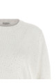 Sequin sweater White